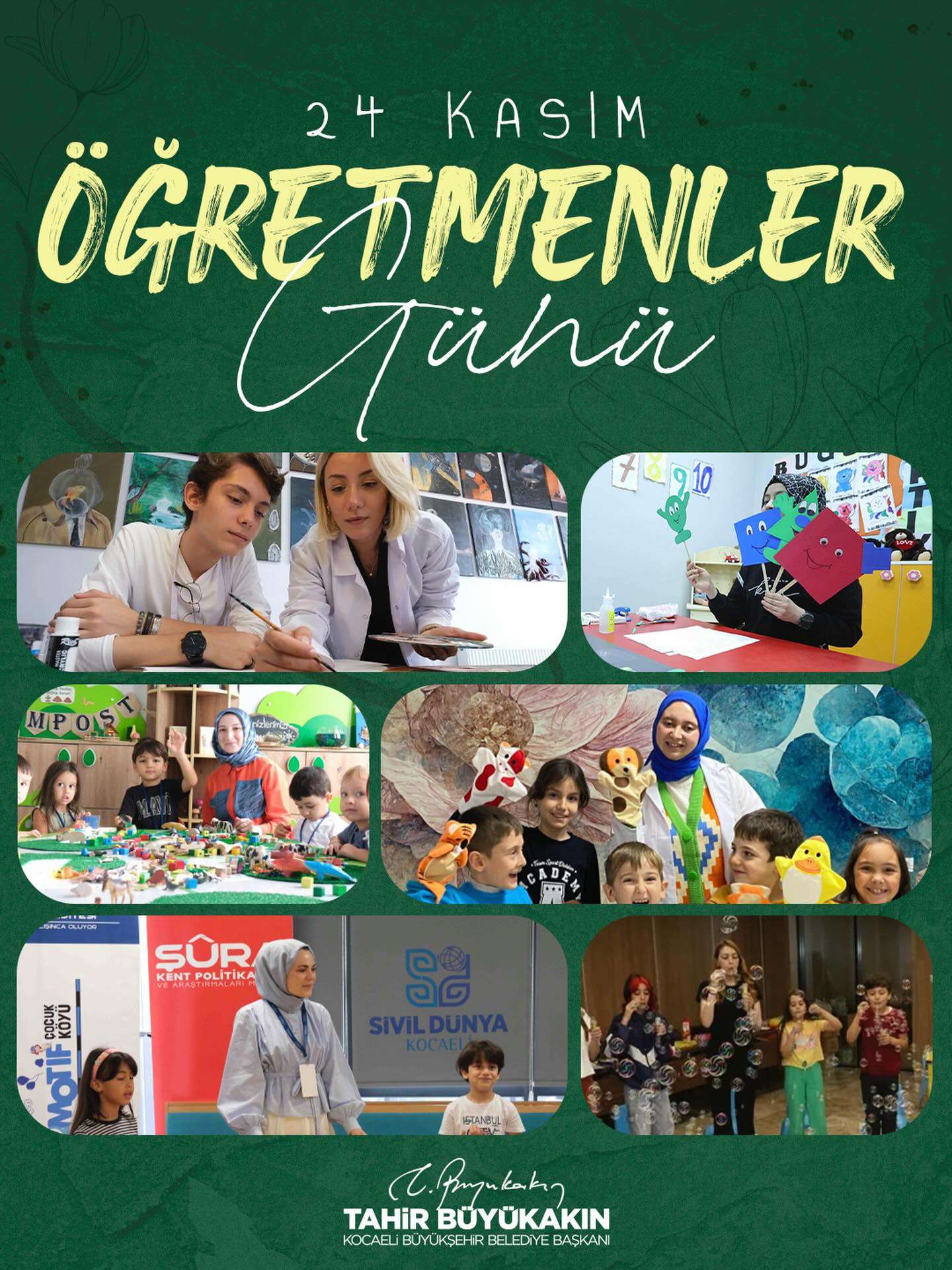 Öğretmenler Günü’nü tebrik ediyoruz. duyuru görseli