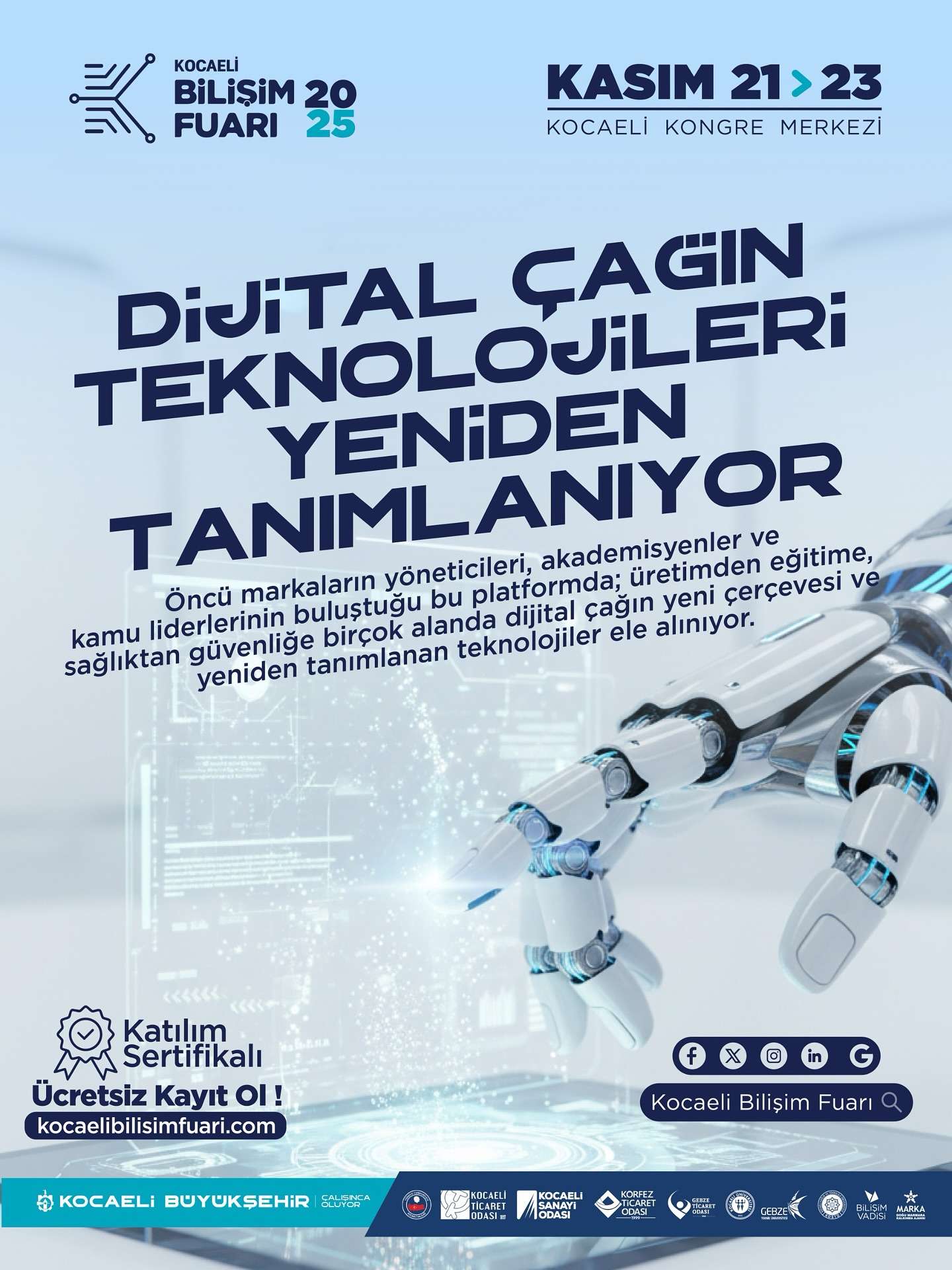 Dijital çağın teknolojileri Kocaeli’de yeniden tanımlanıyor! duyuru görseli